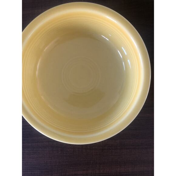 Vintage Fiesta Yellow Coupe Soup Cereal Bowl Fiestaware Set 3 USA Made - Picture 2 of 5